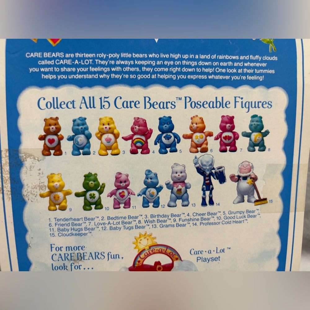 Care Bears The Cloudkeeper 1984 Kenner Vintage PVC Posable Figure - NIB - Picture 5 of 6